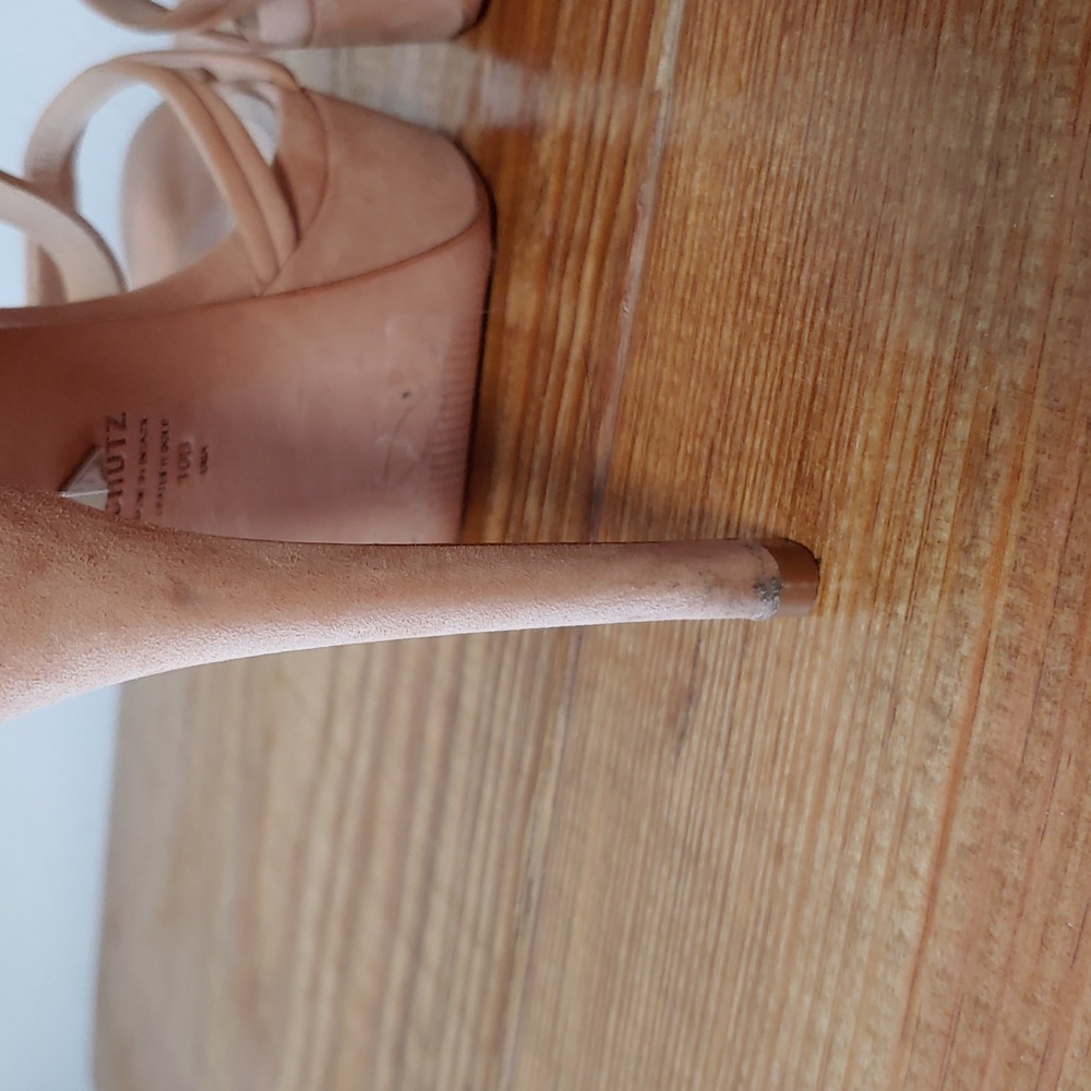 Schutz Nude Heels - Picture 7 of 7